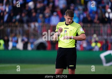 Monza, Italien. 14. Mai 2023. Francesco Cosso (Schiedsrichter) während des Spiels AC Monza gegen SSC Napoli, italienisches Fußballspiel Serie A in Monza, Italien, Mai 14 2023 Kredit: Independent Photo Agency/Alamy Live News Stockfoto