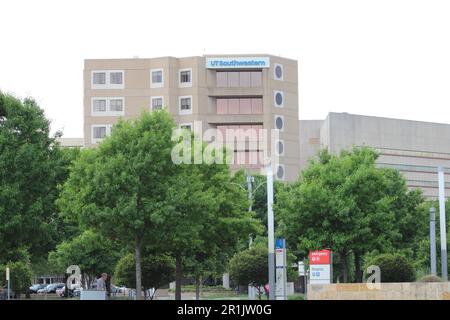 Medical District Dallas:Childrens,UTSouthwestern, Parkland, Anderson Clinic, UT Southwestern Med School Stockfoto