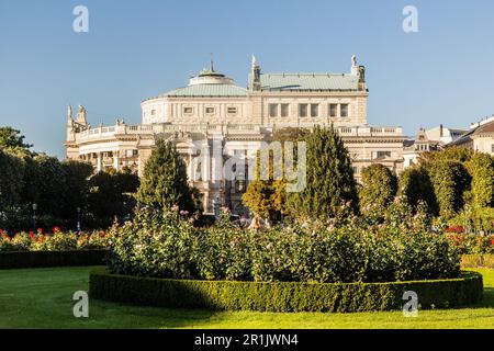 Burgtheater (Hoftheater), in Wien, Österreich Stockfoto