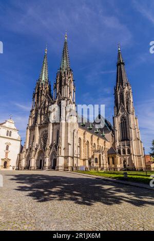 Heiliger Wenzel Kathedrale in Olomouc, Tschechische Republik Stockfoto