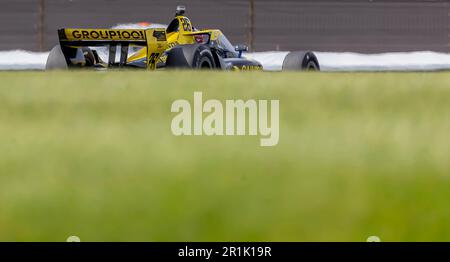 Indianapolis, USA. 13. Mai 2023. INDYCAR Driver, COLTON HERTA (26) aus Valencia, Kalifornien, fährt während des GMR Grand Prix auf dem Indianapolis Motor Speedway in Indianapolis IN den Kurven. (Kreditbild: © Walter G. Arce Sr./ZUMA Press Wire) NUR REDAKTIONELLE VERWENDUNG! Nicht für den kommerziellen GEBRAUCH! Stockfoto