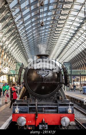 BR 'A3' 4-6-2 No. 60103 'Flying Scotsman', Kings Cross, London, Großbritannien Stockfoto