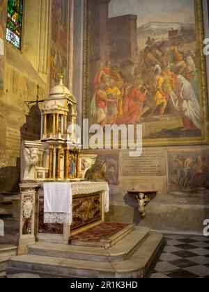 Altar des Heiligen Sakraments, Duomo di Arezzo Stockfoto