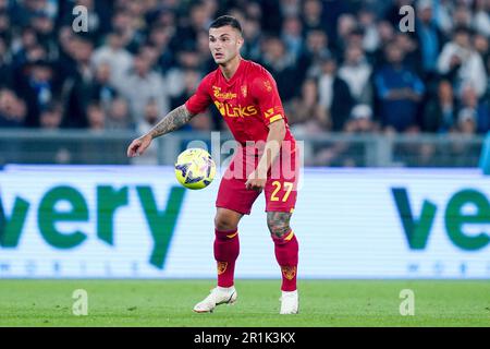 Rom, Italien. 12. Mai 2023. Gabriel Strefezza von US Lecce während der Serie A zwischen Lazio und Lecce am 12. Mai 2023 im Stadio Olimpico, Rom, Italien. Kredit: Giuseppe Maffia/Alamy Live News Stockfoto