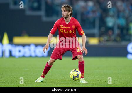 Rom, Italien. 12. Mai 2023. Antonino Gallo von US Lecce während der Serie A zwischen Latium und Lecce am 12. Mai 2023 im Stadio Olimpico, Rom, Italien. Kredit: Giuseppe Maffia/Alamy Live News Stockfoto