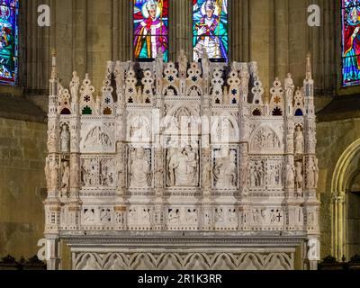 Arezzo Kathedrale Presbyterium Arch Saint Donatus Stockfoto