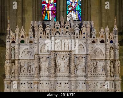 Arezzo Kathedrale Presbyterium Arch Saint Donatus Stockfoto