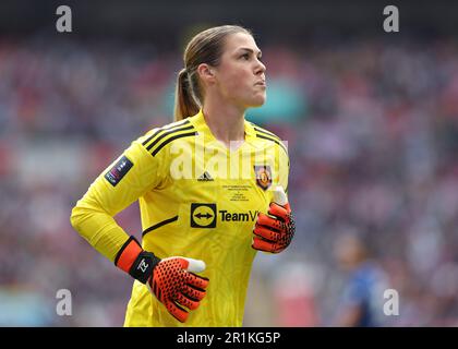 Wembley Stadium, London, Großbritannien. 14. Mai 2023. Damen FA Cup Final Football, Chelsea gegen Manchester United; Torwarterin Mary Earps von Manchester United Guthaben: Action Plus Sports/Alamy Live News Stockfoto