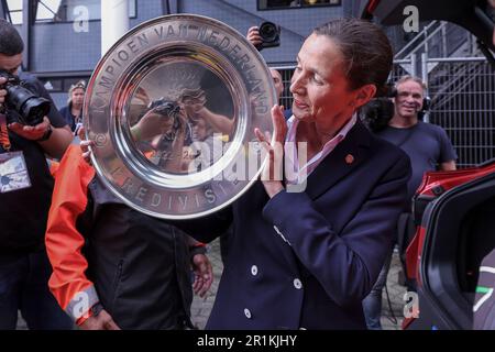 14-05-2023: Sport: Feyenoord V Go ahead ROTTERDAM, NIEDERLANDE - MAI 14: Die Meisterschaft der Eredivisie trifft während des Spiels im Stadion ein Stockfoto