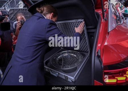 14-05-2023: Sport: Feyenoord V Go ahead ROTTERDAM, NIEDERLANDE - MAI 14: Die Meisterschaft der Eredivisie trifft während des Spiels im Stadion ein Stockfoto