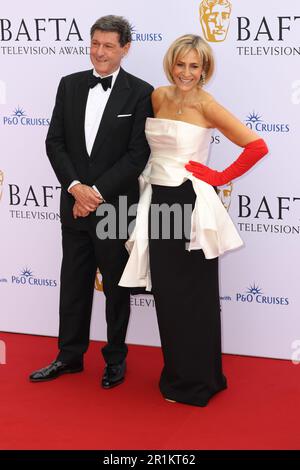 Jon Sopel und Emily Maitlis, BAFTA Television Awards mit P&O Cruises, Royal Festival Hall, London, Großbritannien, 14. Mai 2023, Foto: Richard Goldschmidt Stockfoto