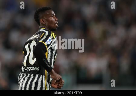 Turin, Italien. 14. Mai 2023. Paul Pogba von Juventus beim Spiel der Serie A im Allianz-Stadion, Turin. Der Bildausdruck sollte lauten: Jonathan Moscrop/Sportimage Credit: Sportimage Ltd/Alamy Live News Stockfoto