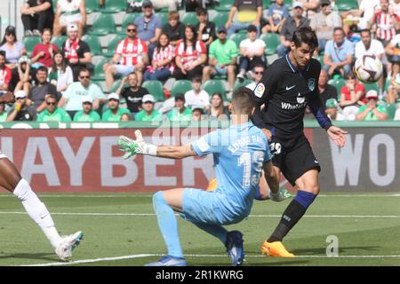 Elche, Spanien. 14. Mai 2023. ELCHE.14,5.2023.elche cf 1 ahtlco madrid 0 foto.joaquin de haro. Kredit: CORDON PRESS/Alamy Live News Stockfoto