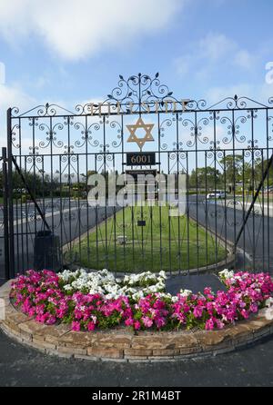 Los Angeles, Kalifornien, USA 12. Mai 2023 Hillside Memorial Park am 12. Mai 2023 in Culver City, Los Angeles, Kalifornien, USA. Foto: Barry King/Alamy Stock Photo Stockfoto