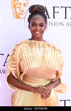 London, Großbritannien. 14. Mai 2023. OTI Mabuse nimmt an den BAFTA Television Awards 2023 in der Royal Festival Hall in London Teil. Foto: Sonntag, 14. Mai 2023. Der Bildausdruck sollte lauten: Credits: Matt Crossick/Alamy Live News Stockfoto