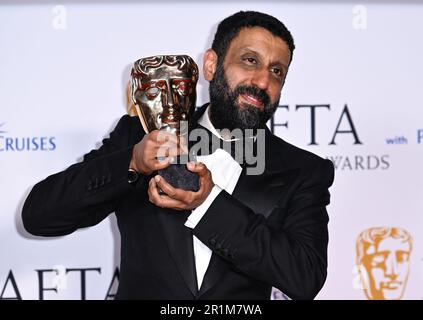 London, Großbritannien. 14. Mai 2023. London, Großbritannien. 14. Mai 2023. Adeel Akhtar bei den BAFTA Television Awards mit P&O Cruises, der Royal Festival Hall, London. Kredit: Doug Peters/Alamy Live News Stockfoto