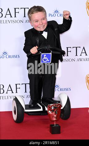 London, Großbritannien. 14. Mai 2023. London, Großbritannien. 14. Mai 2023. Lenny Rush bei den BAFTA Television Awards mit P&O Cruises, der Royal Festival Hall, London. Kredit: Doug Peters/Alamy Live News Stockfoto