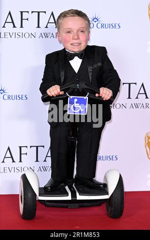 London, Großbritannien. 14. Mai 2023. London, Großbritannien. 14. Mai 2023. Lenny Rush bei den BAFTA Television Awards mit P&O Cruises, der Royal Festival Hall, London. Kredit: Doug Peters/Alamy Live News Stockfoto