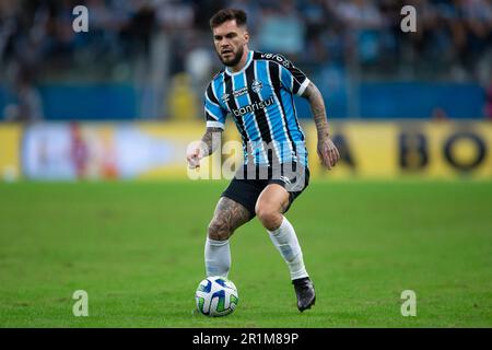 Porto Alegre, Brasilien. 14. Mai 2023. Nathan von Gremio, während des Spiels zwischen Gremio und Fortaleza, für die brasilianische Serie A 2023, im Arena do Gremio Stadion, in Porto Alegre am 14. Mai. Foto: Richard Ducker/DiaEsportivo/Alamy Live News Kredit: DiaEsportivo/Alamy Live News Stockfoto