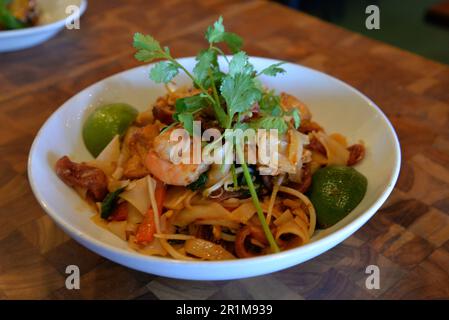 Asiatische Küche von Koch Toi Tok in Albuquerque, New Mexico Stockfoto