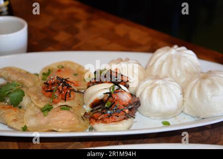 Asiatische Küche von Koch Toi Tok in Albuquerque, New Mexico Stockfoto