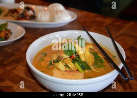 Asiatische Küche von Koch Toi Tok in Albuquerque, New Mexico Stockfoto