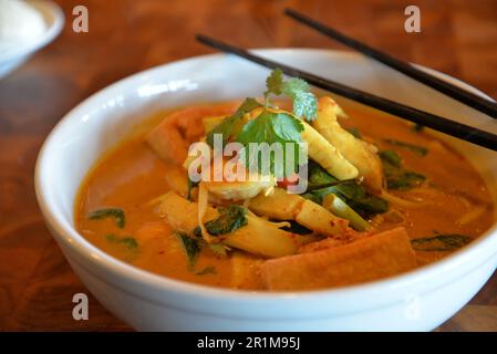 Asiatische Küche von Koch Toi Tok in Albuquerque, New Mexico Stockfoto