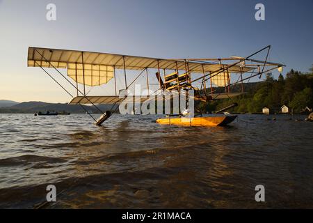 Lakes Flying Company Limited Waterbird Replica, Windermere, Cumbria, England, Stockfoto