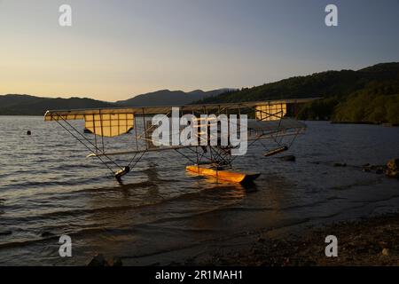 Lakes Flying Company Limited Waterbird Replica, Windermere, Cumbria, England, Stockfoto