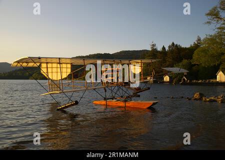 Lakes Flying Company Limited Waterbird Replica, Windermere, Cumbria, England, Stockfoto