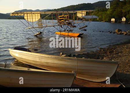 Lakes Flying Company Limited Waterbird Replica, Windermere, Cumbria, England, Stockfoto