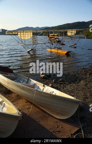 Lakes Flying Company Limited Waterbird Replica, Windermere, Cumbria, England, Stockfoto