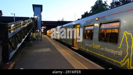 Hunts Cross (HNX), Speke Road, Woolton, Liverpool, Merseyside, ENGLAND, GB, L25 0NN Stockfoto