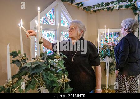 Sevierville Tennessee, Smoky Mountains, Hochzeitskapelle des Englischen Gartens, Besucher reisen reisen Reise touristischer Tourismus Wahrzeichen Kultur kulturell Stockfoto