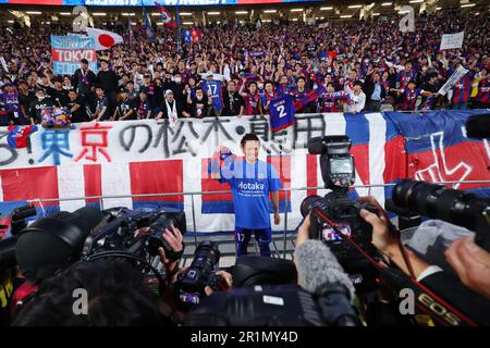 Japan National Stadium, Tokio, Japan. 12. Mai 2023. Shuhei Tokumoto (FC Tokio), 12. MAI 2023 - Fußball/Fußball : 2023 J1. Ligaspiel zwischen dem FC Tokio - Kawasaki Frontale im Japan National Stadium, Tokio, Japan. Kredit: YUTAKA/AFLO SPORT/Alamy Live News Stockfoto