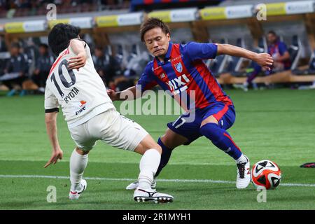 Japan National Stadium, Tokio, Japan. 12. Mai 2023. Shuhei Tokumoto (FC Tokio), 12. MAI 2023 - Fußball/Fußball : 2023 J1. Ligaspiel zwischen dem FC Tokio - Kawasaki Frontale im Japan National Stadium, Tokio, Japan. Kredit: YUTAKA/AFLO SPORT/Alamy Live News Stockfoto