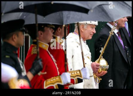 Bild ©lizenziert für Parsons Media. 06/05/2023. London, Vereinigtes Königreich. Die Krönung seiner Majestät König Karl III. Und Ihrer Majestät der königlichen Gemahlin in Westminster Abbey. Bild von Andrew Parsons/Parsons Media Stockfoto