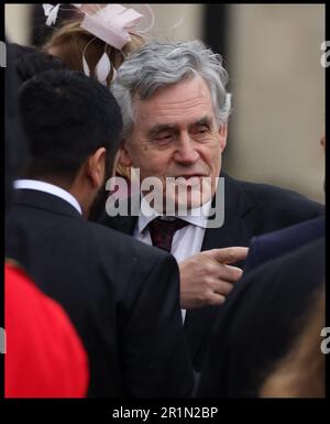 Bild ©lizenziert für Parsons Media. 06/05/2023. London, Vereinigtes Königreich. Gordon Brown nimmt an der Krönung seiner Majestät König Karl III. Und Ihrer Majestät der Königlichen Gemahlin in Westminster Abbey Teil. Bild von Andrew Parsons/Parsons Media Stockfoto