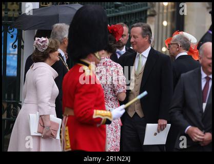 Bild ©lizenziert für Parsons Media. 06/05/2023. London, Vereinigtes Königreich. David Cameron nimmt an der Krönung seiner Majestät König Karl III. Und Ihrer Majestät der Königlichen Gemahlin in Westminster Abbey Teil. Bild von Andrew Parsons/Parsons Media Stockfoto