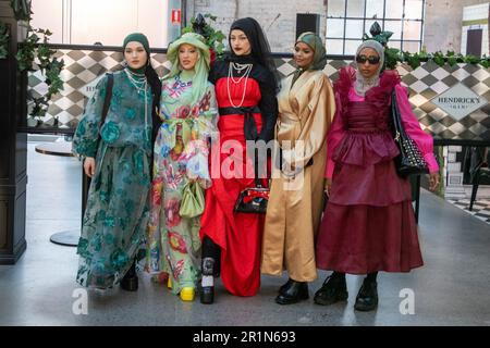 Sydney, Australien. 15. Mai 2023 Tag 1 der Afterpay Australian Fashion Week in Carriageworks, Eveleigh. Kredit: Richard Milnes/Alamy Live News Stockfoto