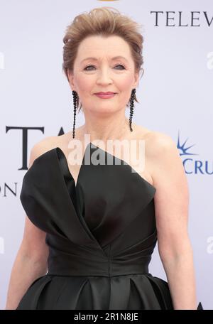 14. Mai 2023 - London, England, Großbritannien - Lesley Manville nimmt an den BAFTA Television Awards 2023 mit P&O Cruises Teil, Royal Festival Hall Stockfoto