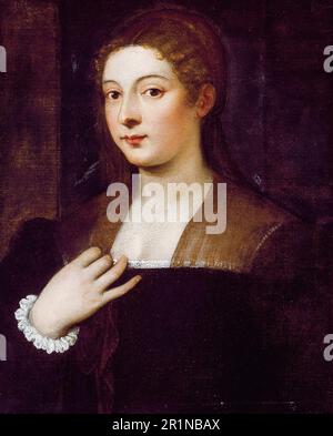 Tizian, Tiziano Vecellio, Portrait of a Lady, Gemälde um 1530 Stockfoto