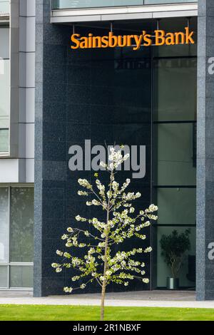 Sainsbury's Bank Hauptquartier in Edinburgh Park, South Gyle. Stockfoto