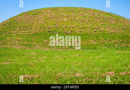 Emerald Mound/Selsertown in Mississippi Stockfoto