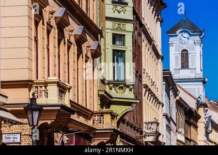 Berühmte Vaci Straße, der wichtigsten Einkaufsstraße in Budapest, Ungarn Stockfoto