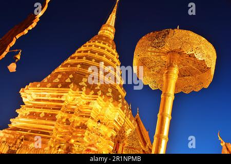 Wat Phra That Doi Suthep, ein buddhistischer Tempel in der Provinz Chiang Mai, Thailand Stockfoto