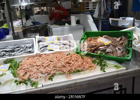 Fischmarkt, Sevilla, Spanien, März 2023 Stockfoto