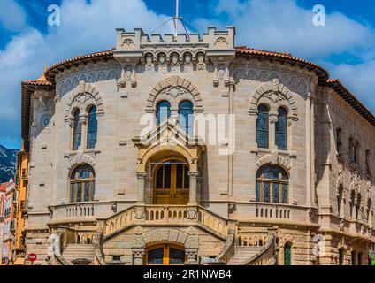 Justizpalast in Monaco an der französischen Riviera Stockfoto