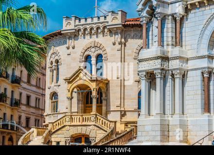 Justizpalast in Monaco an der französischen Riviera Stockfoto