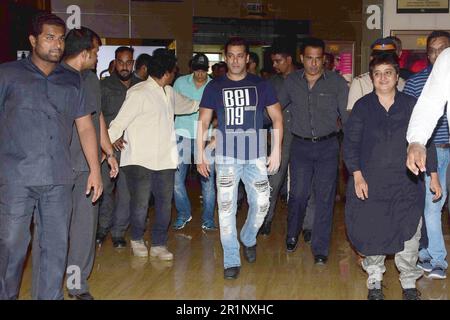 Salman Khan, Abdul Rashid Salim Salman Khan, indischer Schauspieler, Filmproduzent, Fernsehpersönlichkeit, Being Human Foundation, PVR Cinemas, Mumbai, Indien, 23. Juni 2017 Stockfoto